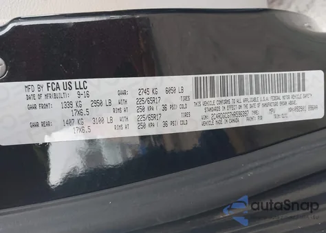 2017 Dodge Grand Caravan Sxt из США, поврежденный, VIN 2C4RDGCG7HR596397